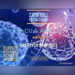 Stem Cell GHK CU &  AHK CU scalar phototherapy body patch combo 15 patches